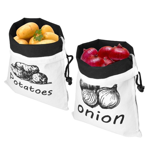 2pcs produce storage bag - storage,