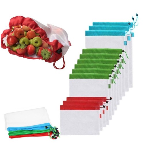 12pcs reusable mesh produce - 12pcs,