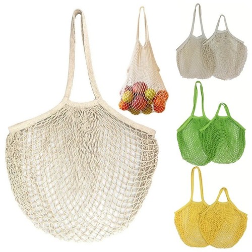 Reusable mesh grocery bags - reusable,