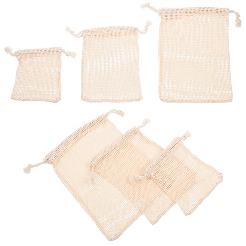 Pcs reusable produce mesh - 6,