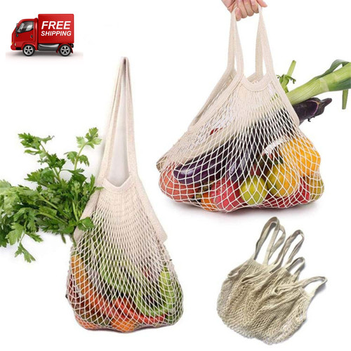 Reusable cotton mesh produce - cotton,