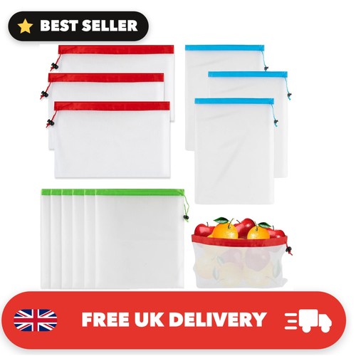 12pcs reusable produce bags - reusable,