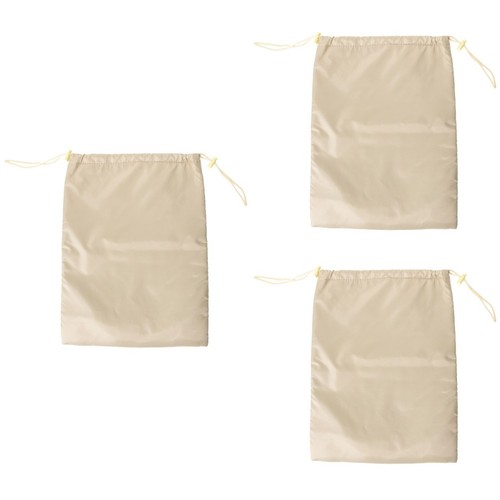 Beige drawstring reusable - beige,