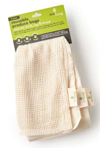 Ecoliving reusable produce bag - reusable,