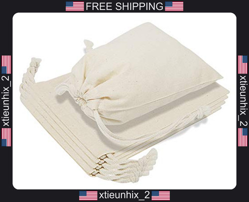Cotton reusable produce bags - produce,