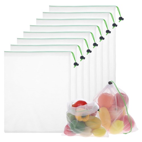 Mesh bags pcs reusable - mesh,