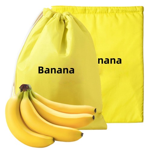 Yellow banana bag for - banana, fridge
