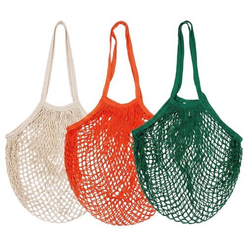 3pcs cotton string bags - cotton,